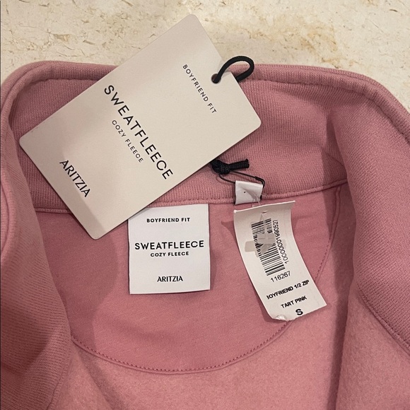 Aritzia Tart Pink Sweatfleece Lounge Set SM - Picture 3 of 15